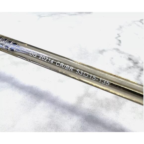 Otis + Grey Cat Eye Round Frames, Preowned, 53 15-135, Frames Only - Picture 9 of 11